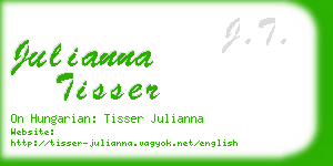 julianna tisser business card